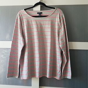 GAP Striped Sweatshirt Tee